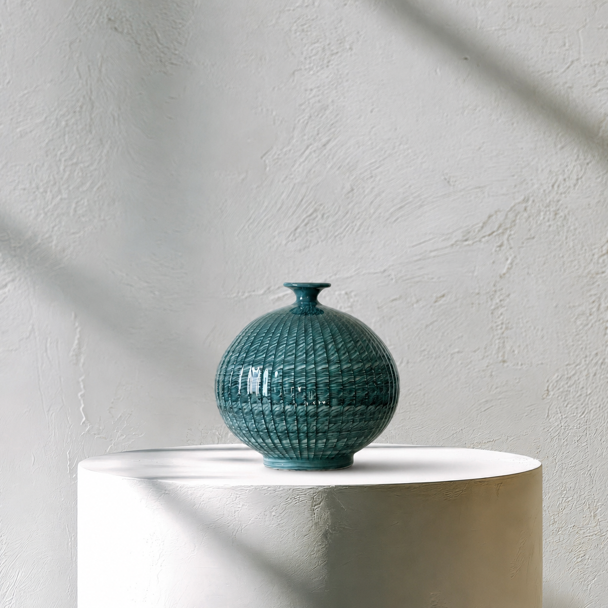 Celadon Vase: Yeollimun Mixed-Clay Technique