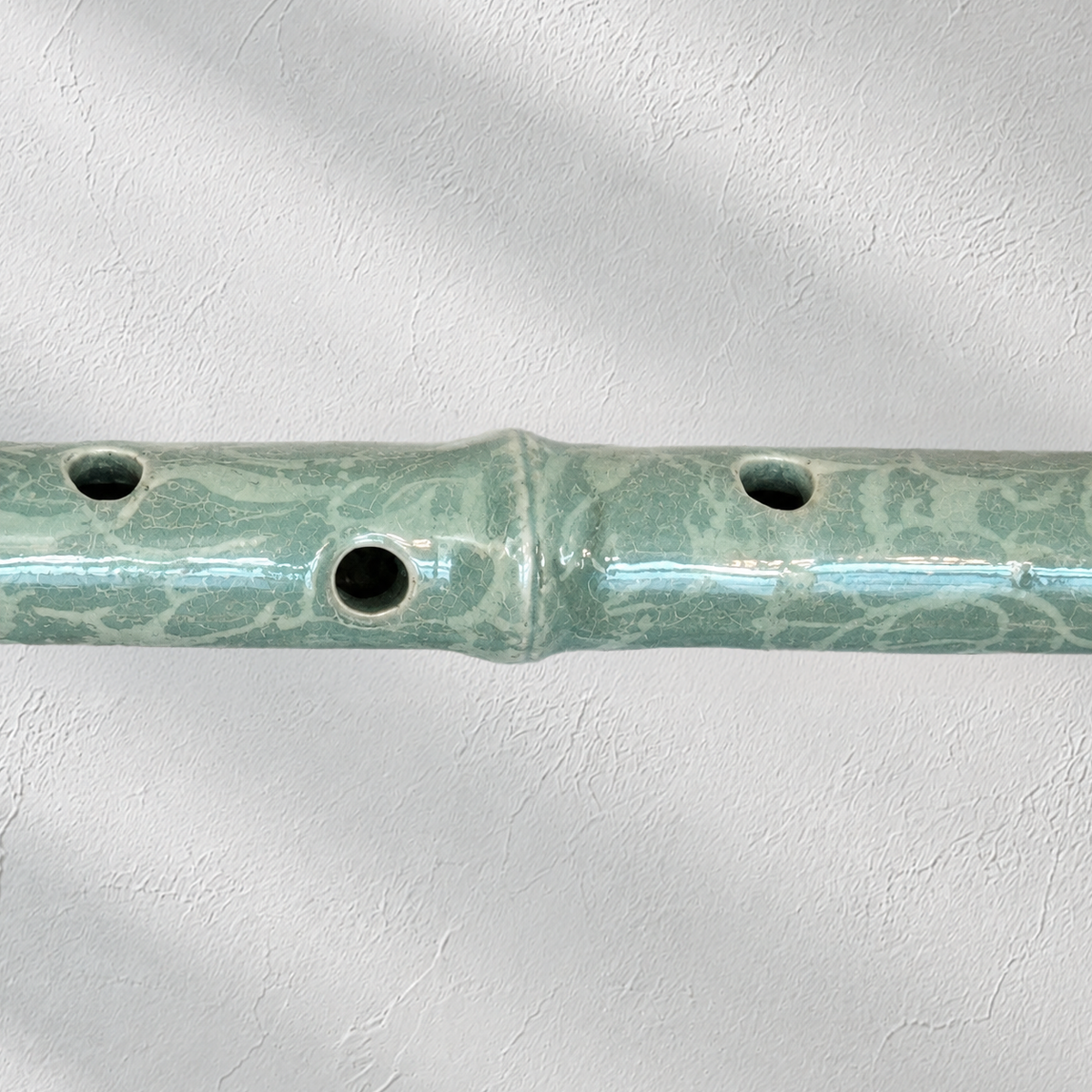 Celadon Sogeum: Peony Motif in Reverse Inlay