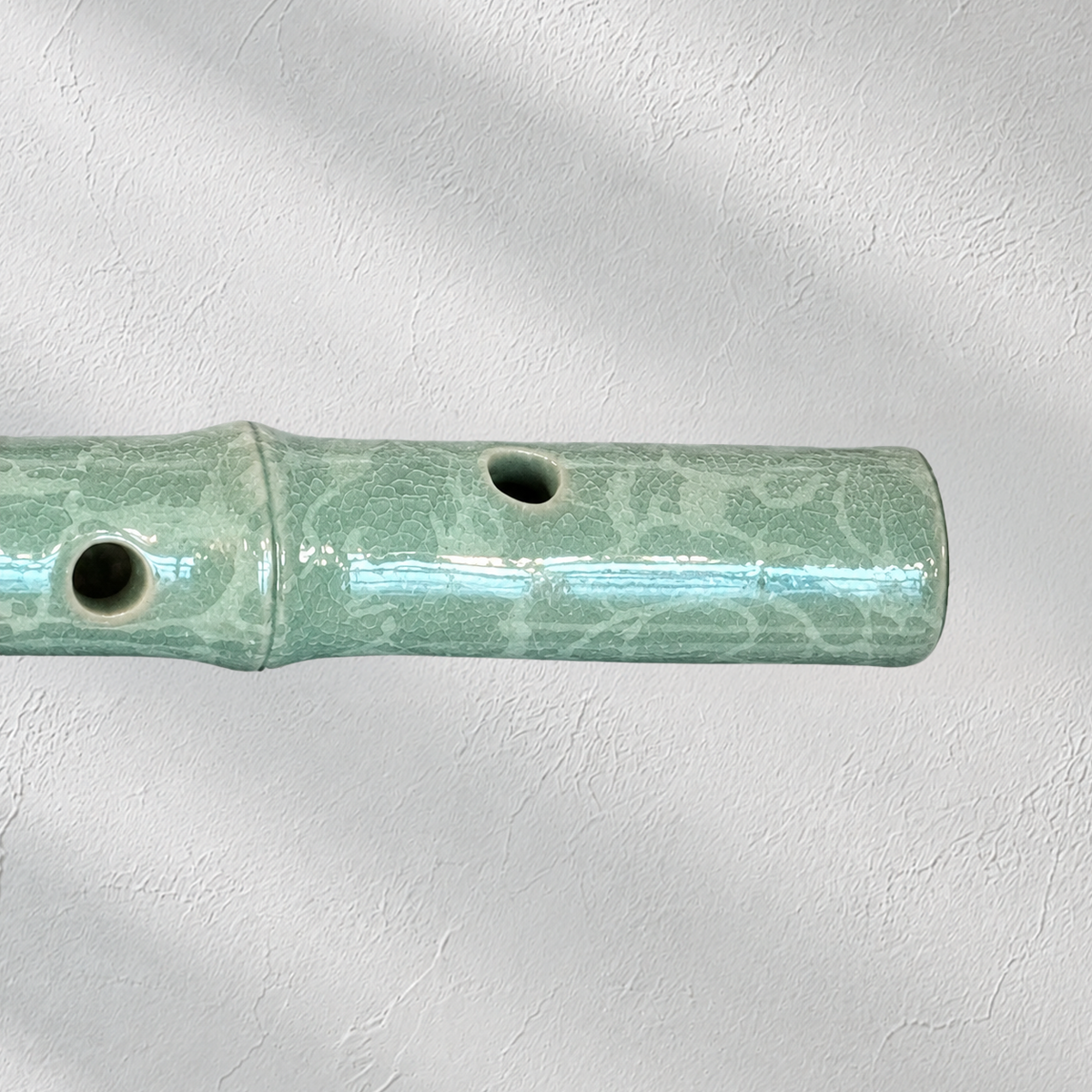 Celadon Sogeum: Peony Motif in Reverse Inlay