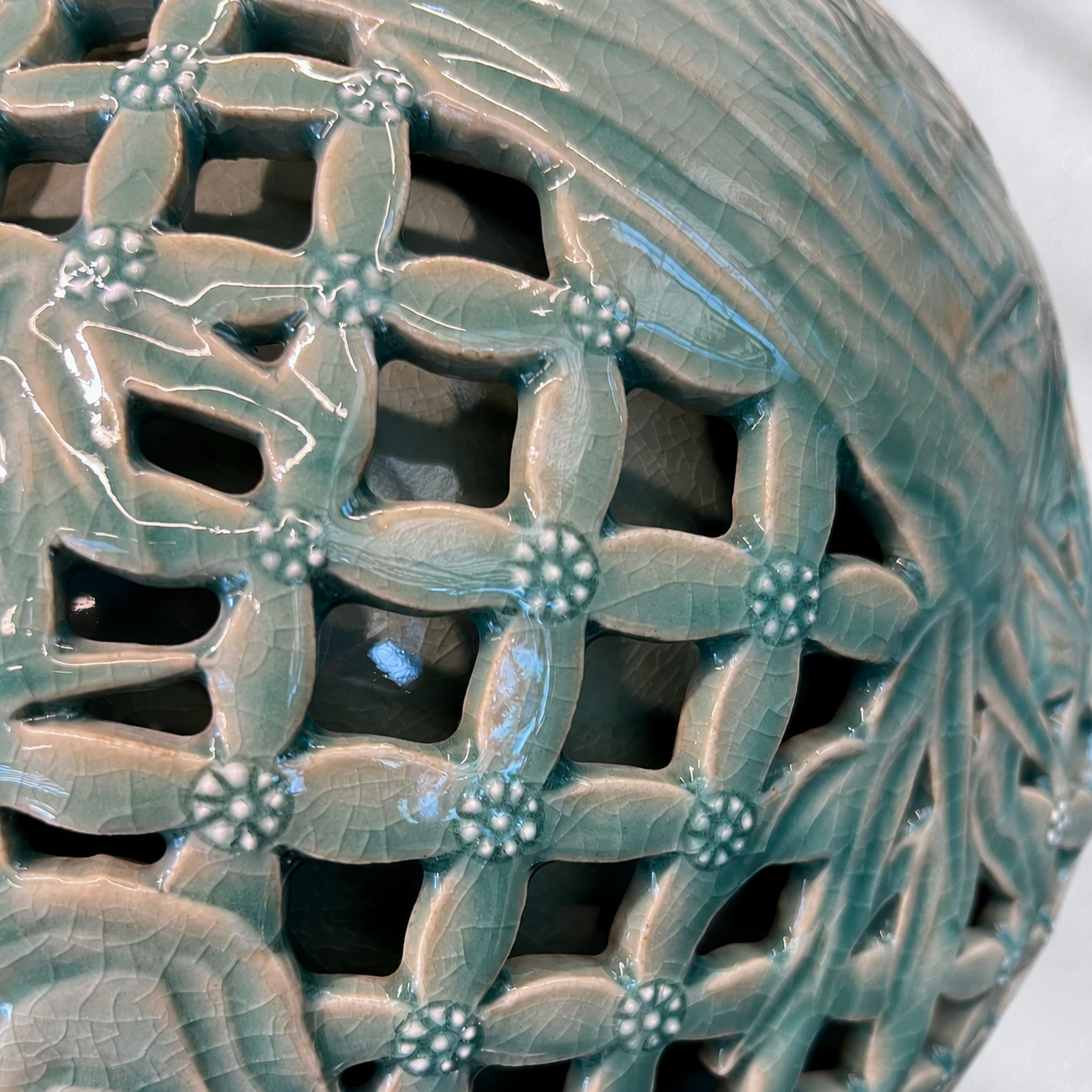 Celadon Double-Walled Openwork Vessel: Tiger Motif, 2022