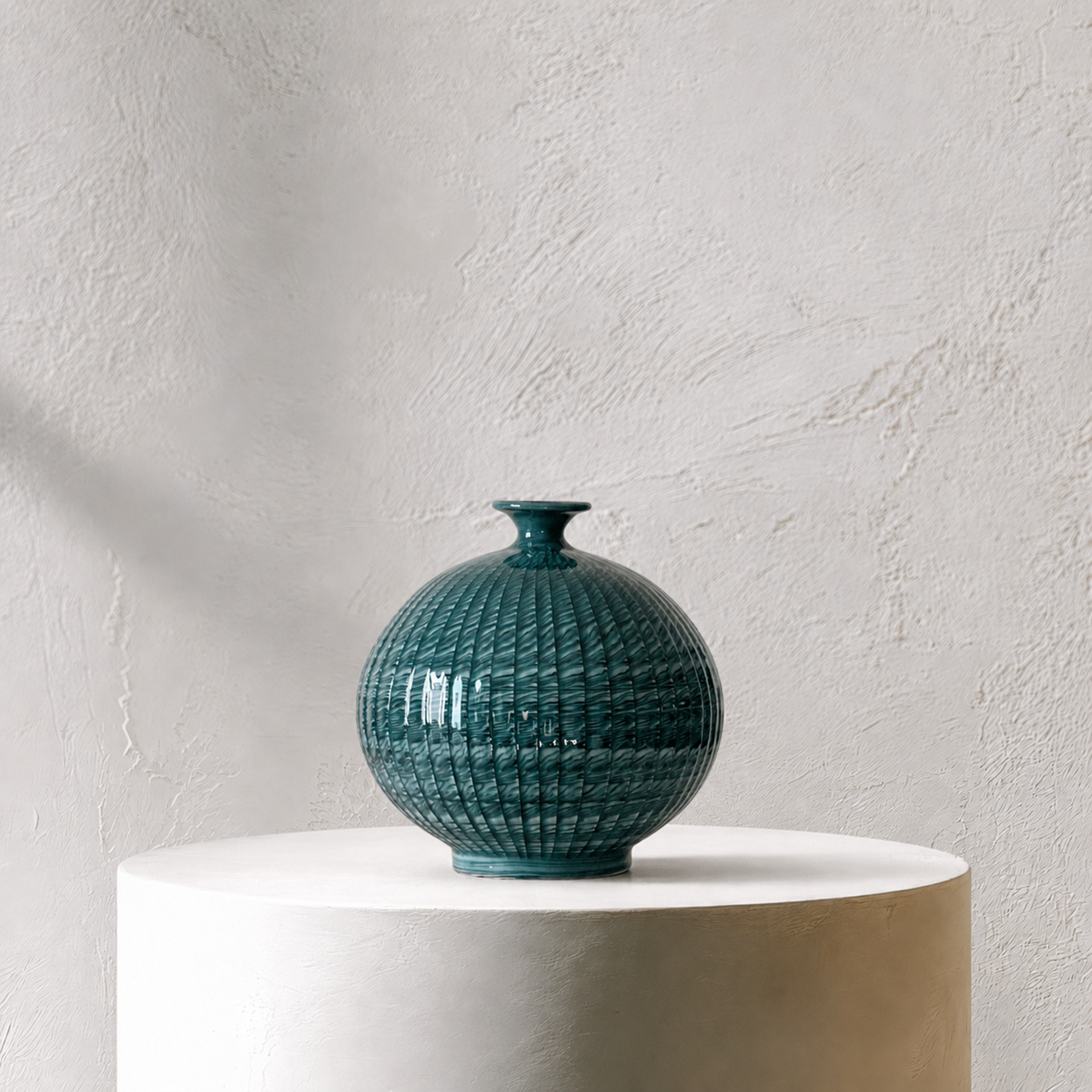 Celadon Vase: Yeollimun Mixed-Clay Technique