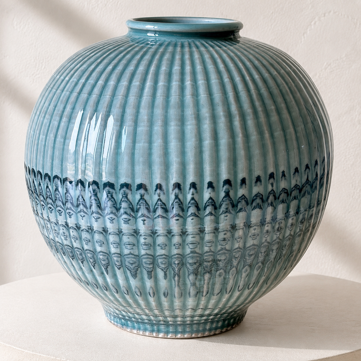 Celadon Jar (Danji): Yeollimun Mixed-Clay Technique, 2017